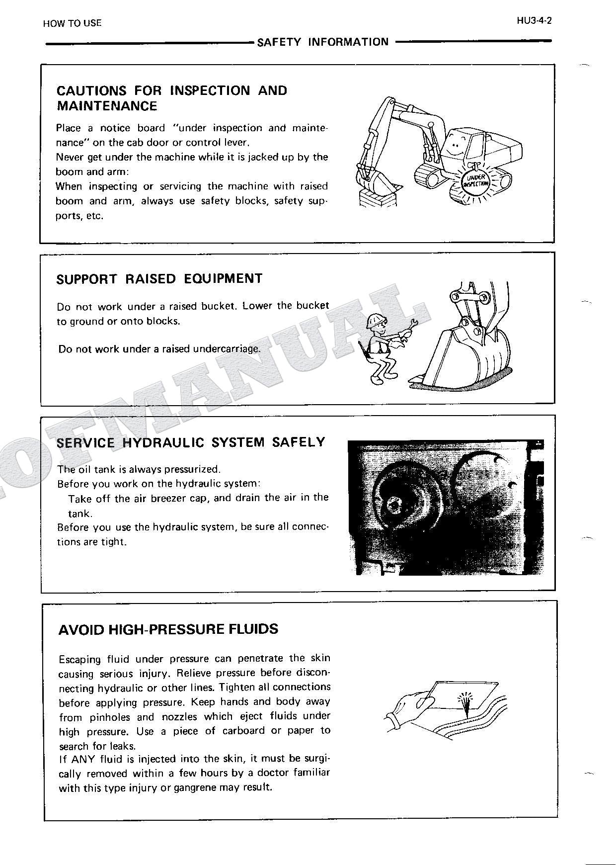HITACHI EX270 Hudraulic Excavator Repair Service Manual