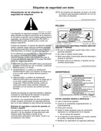 John Deere X750 X754 X758 Tractor Manual del Operador Español SN 110001-