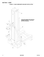Manual del catálogo de piezas del mástil vertical JLG 15BD 19BD