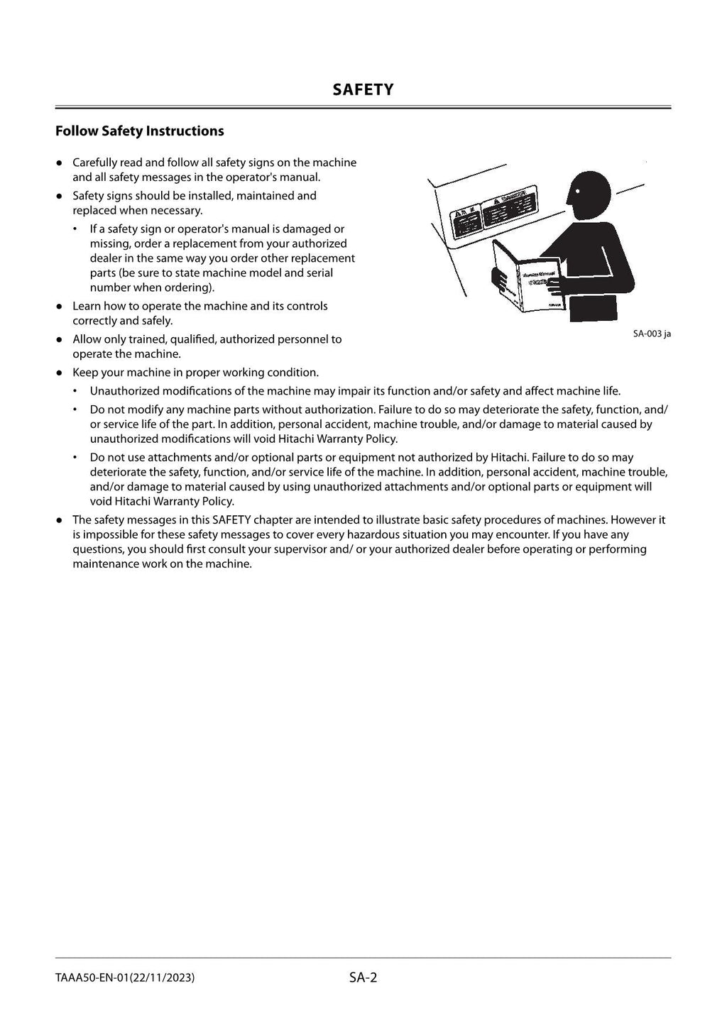 Hitachi ZX10U-6 Excavator Service Manual with Schemes