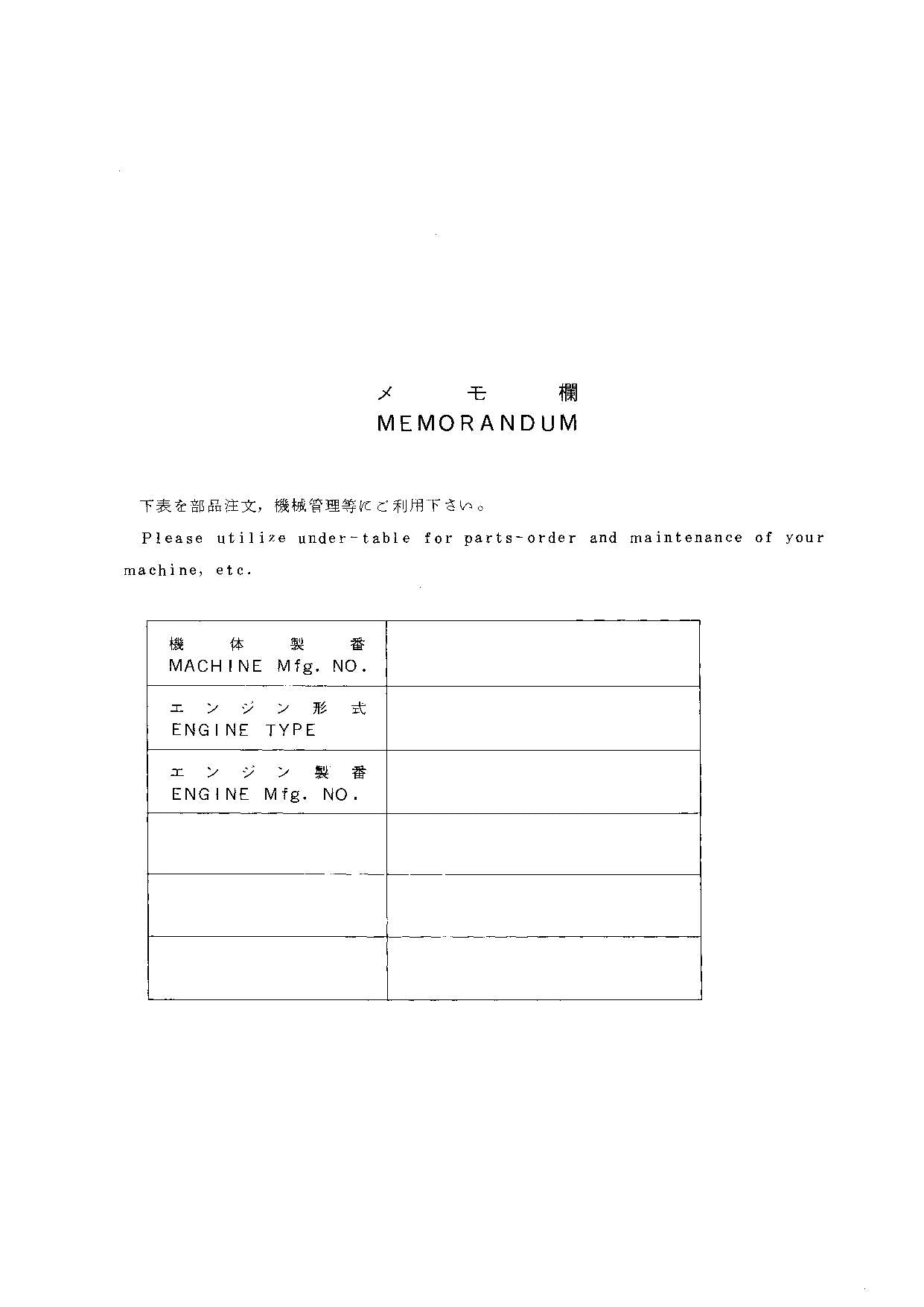 Hitachi LX100-2 Wheel Loader Parts Catalog Manual SN 001101-up
