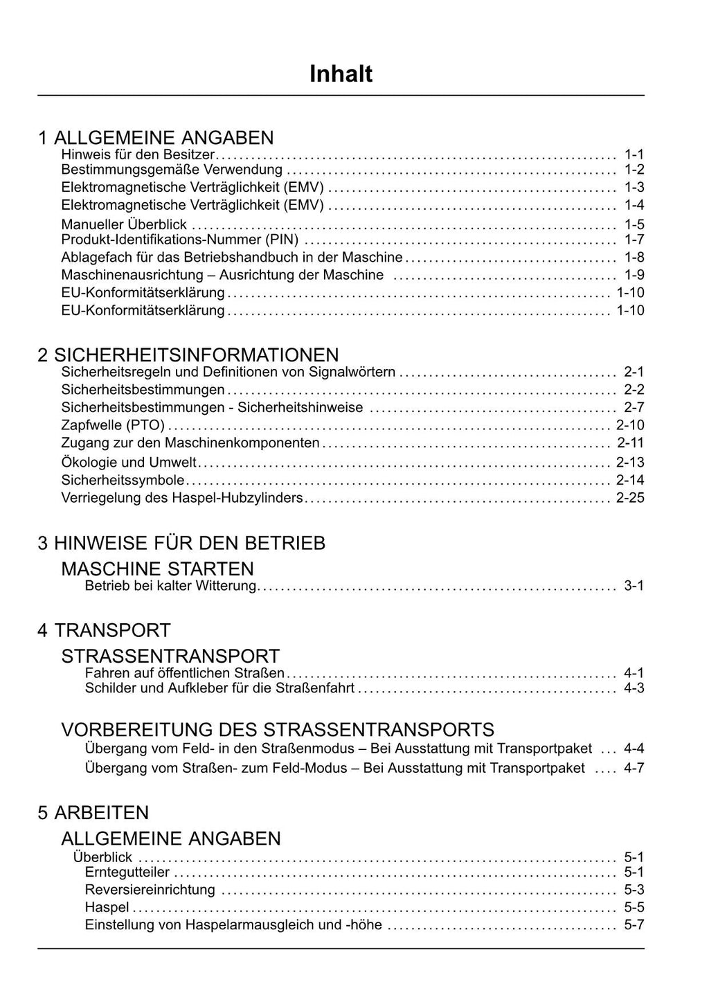 New Holland 840CD 880CF Draper Schneidwerk Betriebsanleitung