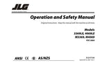 JLG 3369LE 4069LE M3369 M4069 Boom Lift Maintenance Operation Operators Manual
