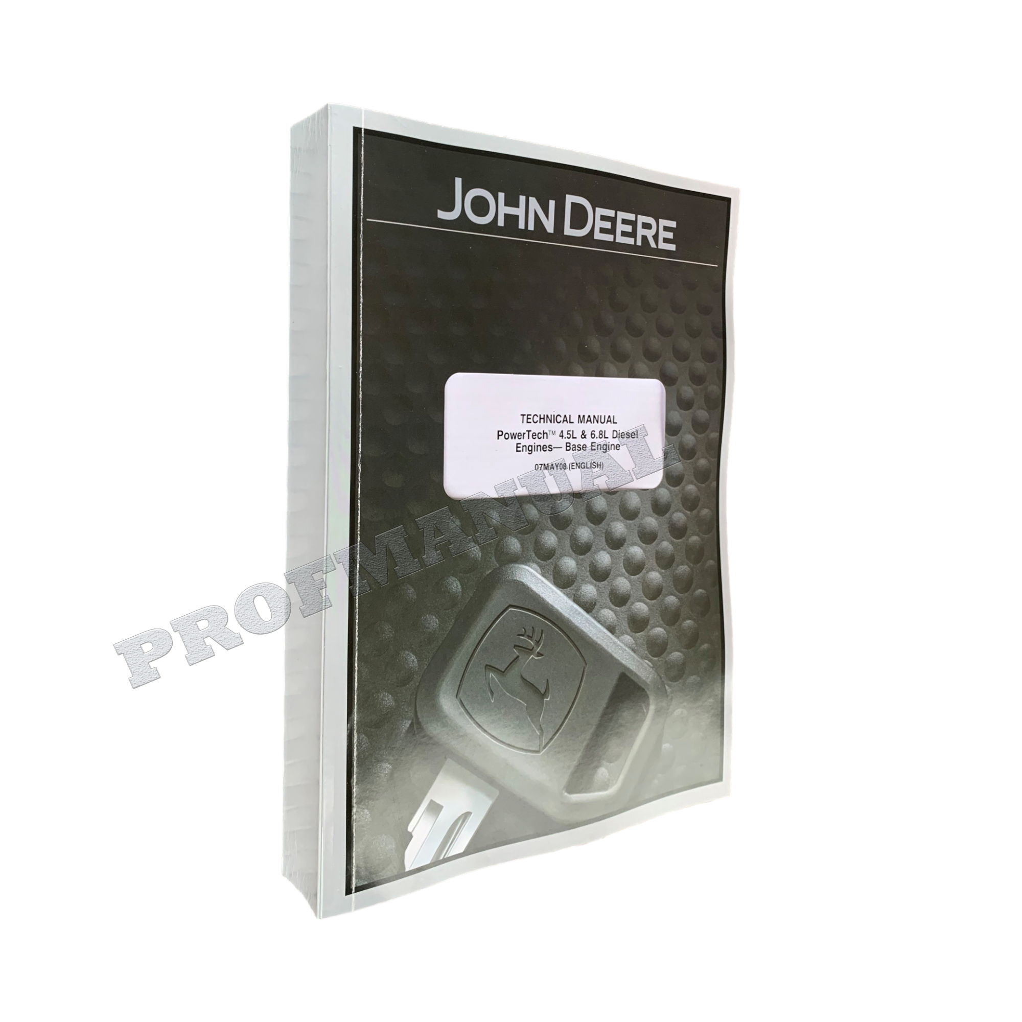 John Deere 4045 6068 4.5L 6.8L Motor MANUAL DE SERVICIO Y REPARACIÓN Mundial CTM104