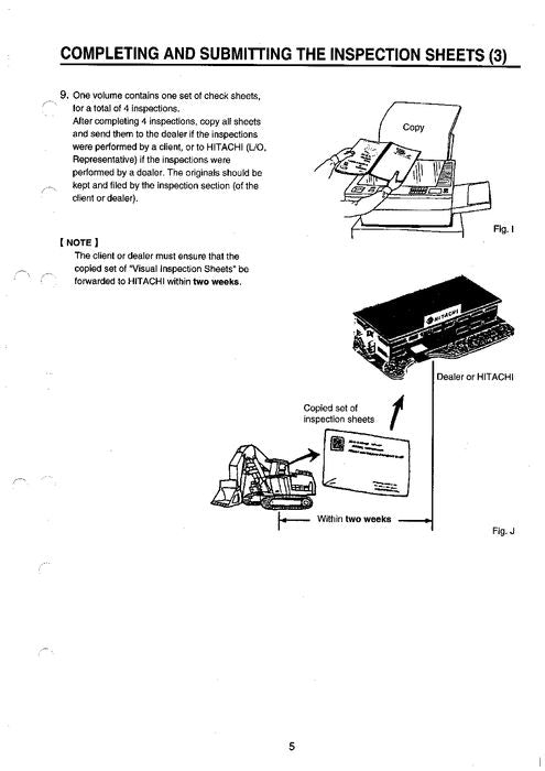HITACHI EX750-5 EX800H-5 EXCAVATOR SERVICE MANUAL KO206L01