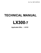 Hitachi LX300-7 Wheel Loader Technical Manual +Schematics
