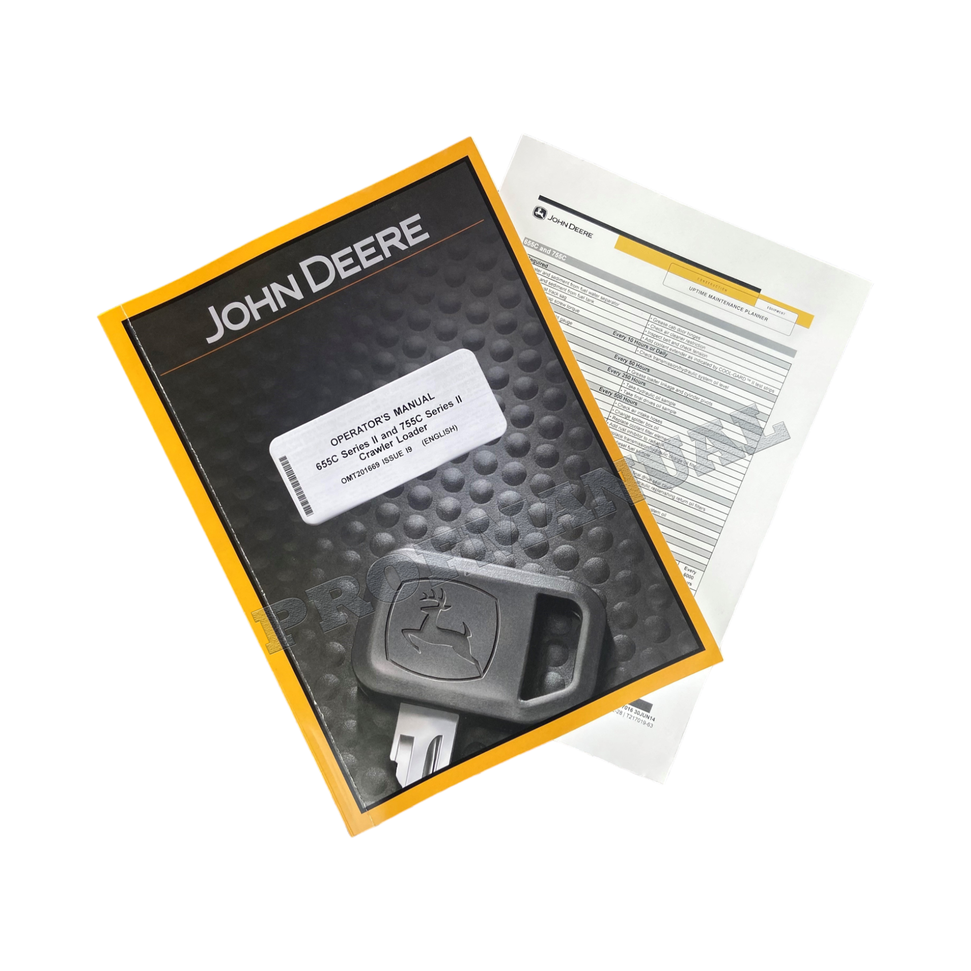 MANUAL DEL OPERADOR DEL CARGADOR SOBRE ORUGAS JONH DEERE 655CII 755CII 655C II + ¡BONIFICACIÓN! 