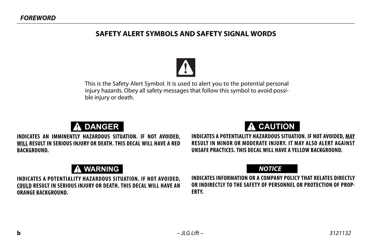 Manual del operador de mantenimiento y operación de elevadores de tijera JLG 3394RT 4394RT 3121132