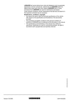 Liebherr L554 Wheel Loader Operators manual serial 0202