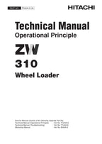 Hitachi ZW310 Wheel Loader Technical Manual Operational Principle