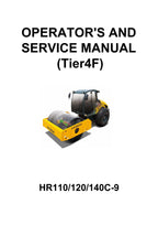 Hyundai HR110 120 140C-9 TIER4F ROAD ROLLER Operators Maintenance Manual