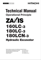 HITACHI ZX180LCN-3 Excavator Operational Principle Technical Manual