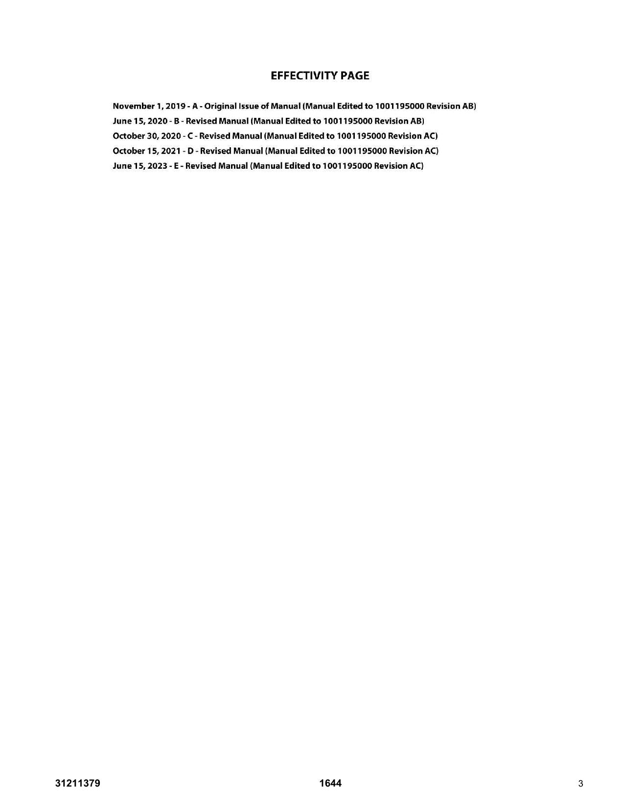 Manual del catálogo de piezas del manipulador telescópico JLG 1644 31211379