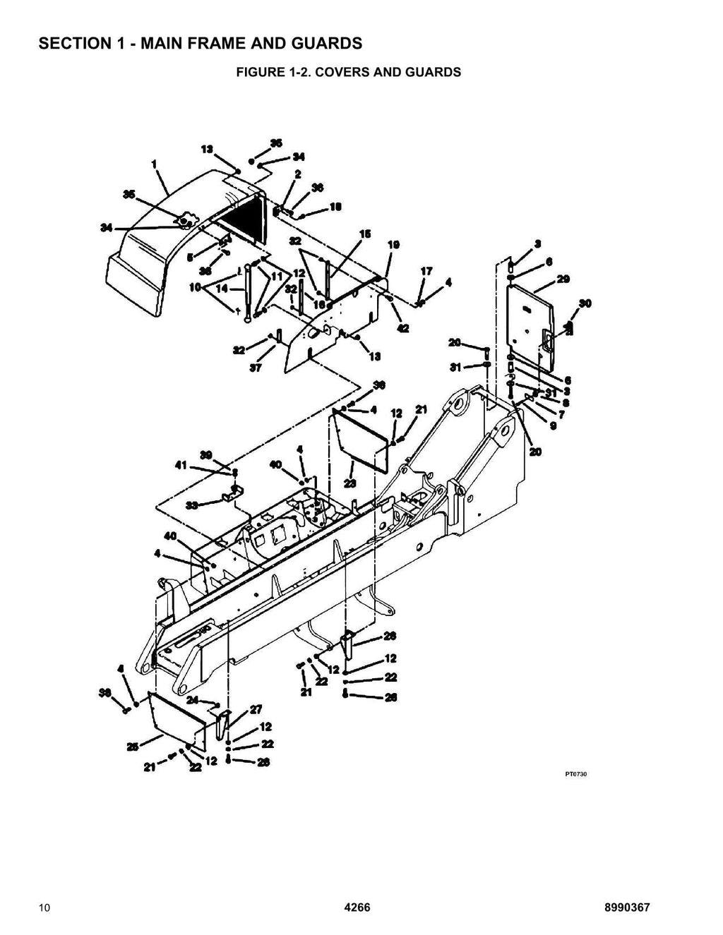 SKYTRAK 4266 Telehandler Parts Catalog Manual