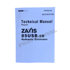MANUAL DE SERVICIO Y REPARACIÓN DE LA EXCAVADORA HITACHI ZAXIS 85USB-5N