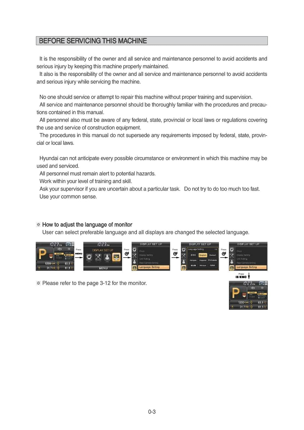 Hyundai HL740TM-9 WHEEL LOADER Operators Maintenance Manual