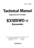 HITACHI EX125WD-5 Excavator Operational Principle Technical Manual