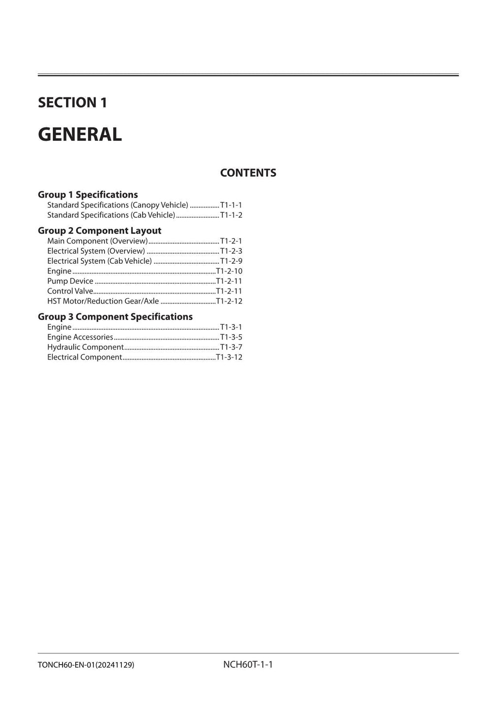 Hitachi ZW80-5B Wheel Loader Technical Manual Operational Principle