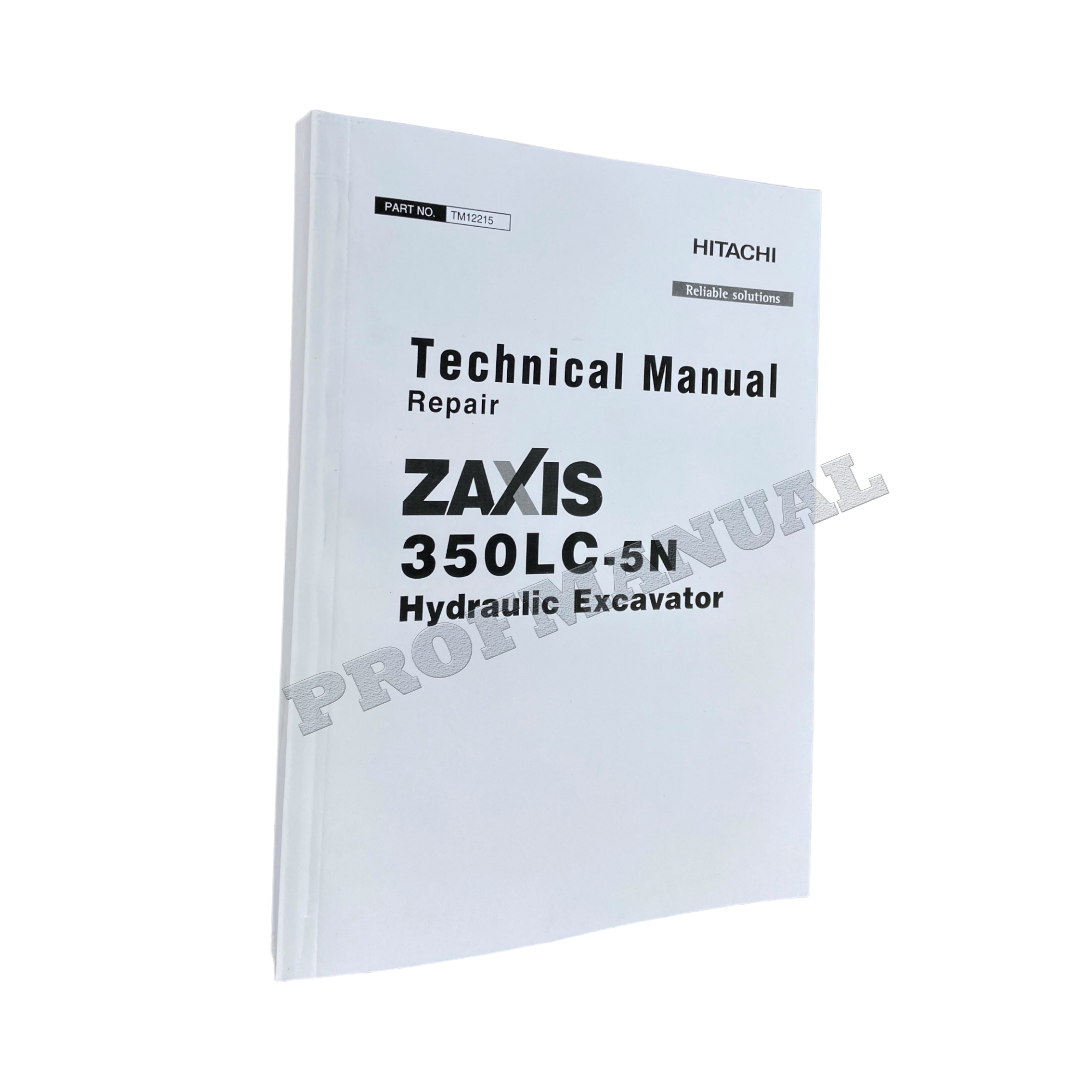 HITACHI ZAXIS 350LC-5N EXCAVATOR REPAIR SERVICE MANUAL + !BONUS!