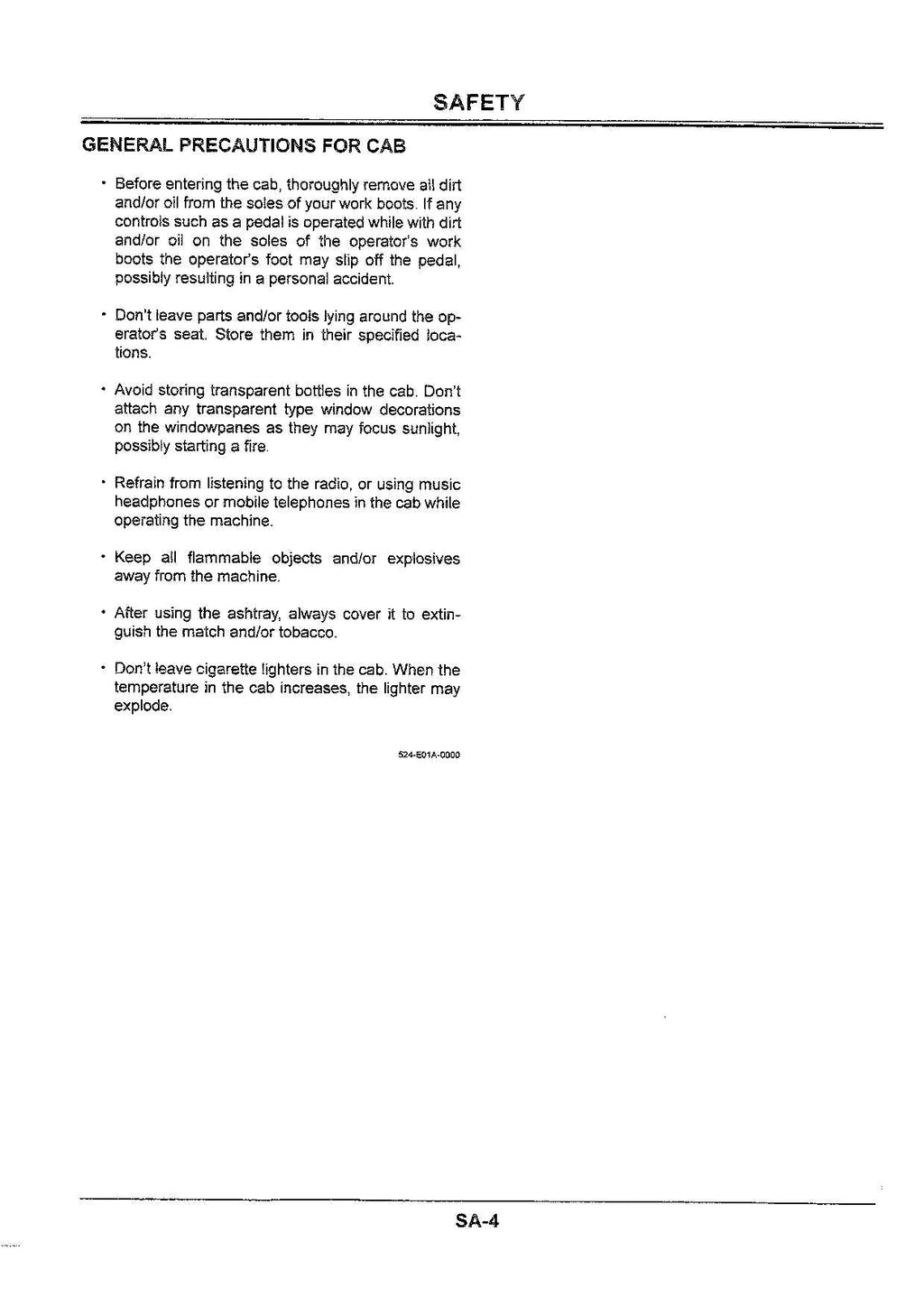 HITACHI EX75US-7 Excavator Workshop Service Manual