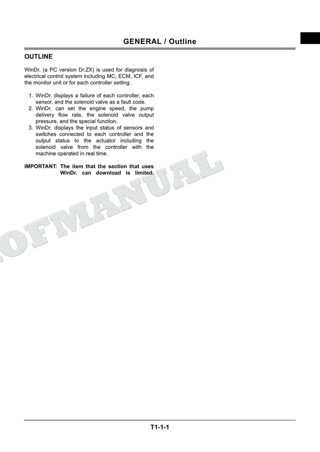 HITACHI from ZX70-3 to ZX350-3 from ZX450-3 to ZX870-3 Excavator Service Manual