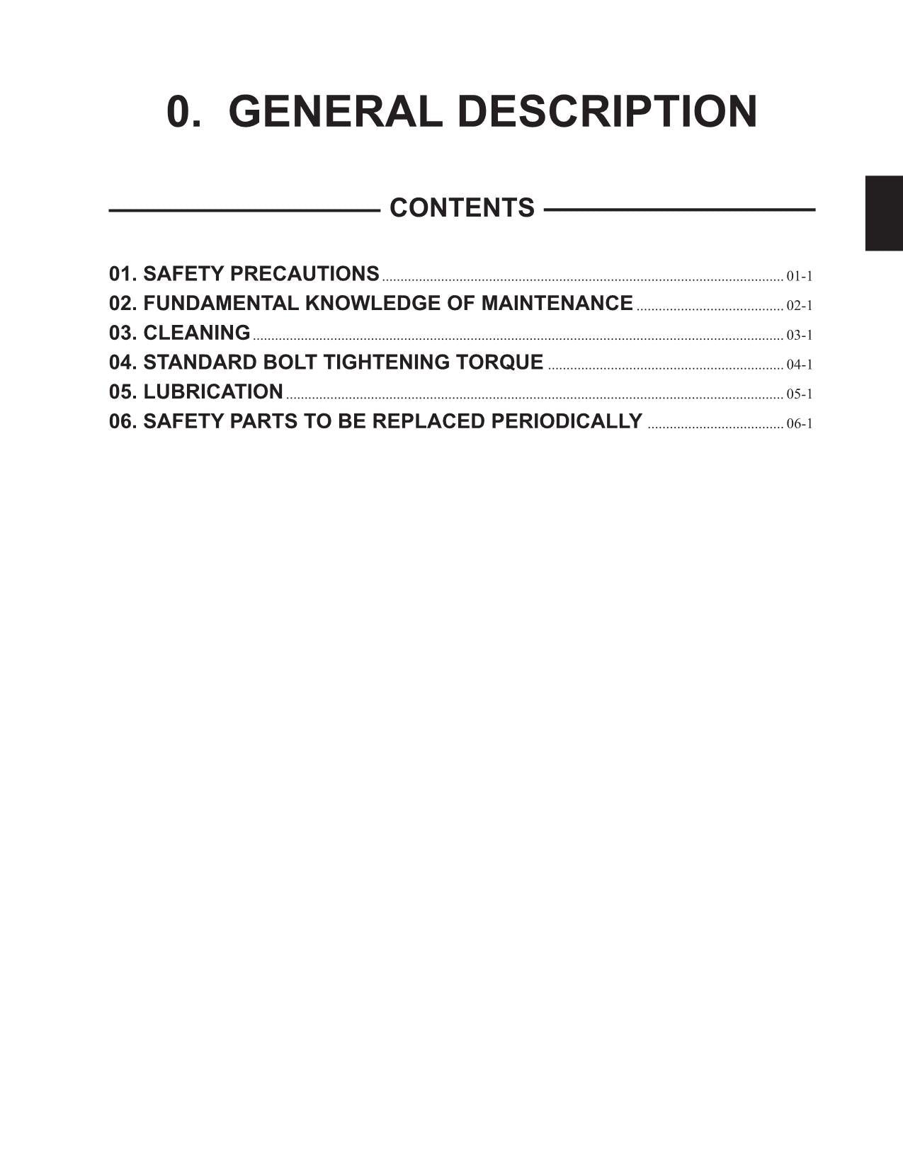 Hitachi LX110-7 LX130-7 LX160-7 LX190-7 LX230-7 Wheel Loader Workshop Manual