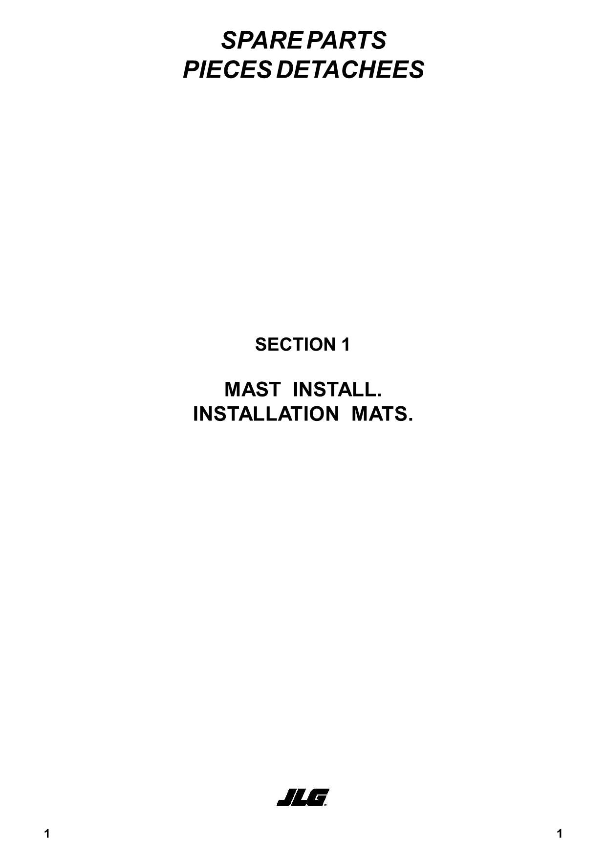 TOUCAN P30 Vertical Lift Parts Catalog Manual Multi language