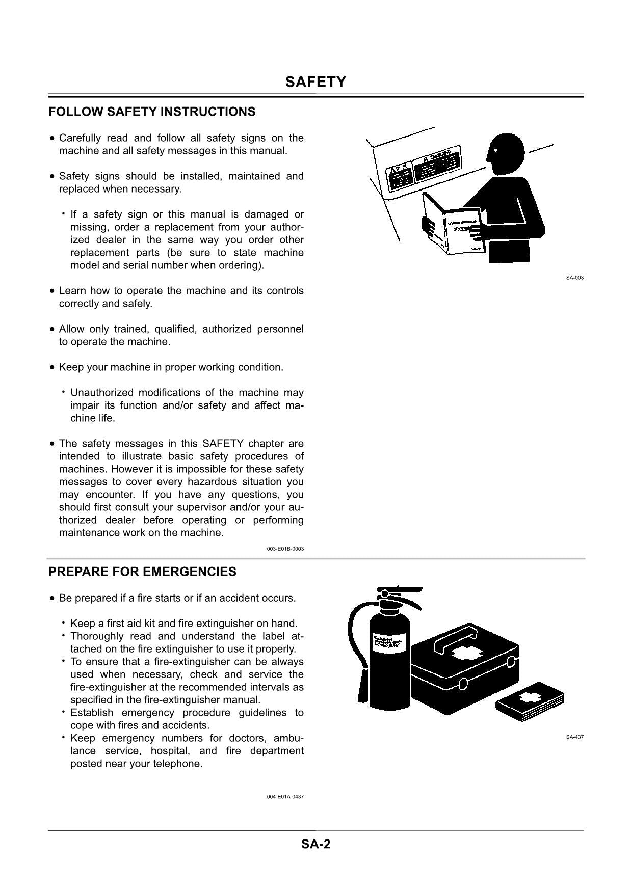 Manual de servicio y reparación de la excavadora Hitachi ZX350LCH ZX370MTH W1HH-E-01