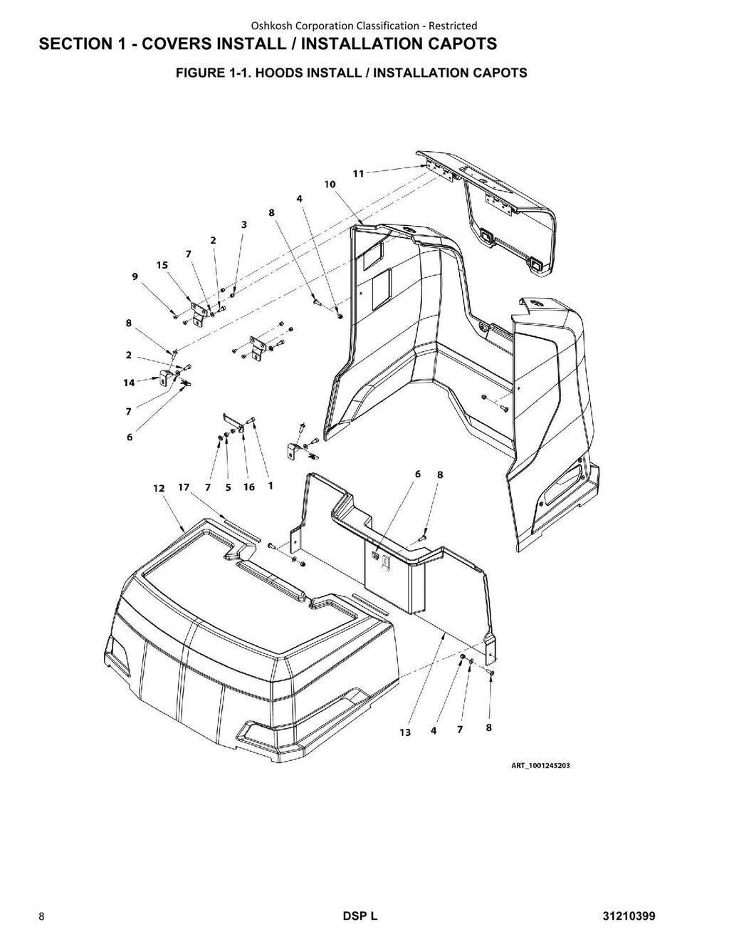 JLG DSP L Vertical Mast Parts Catalog Manual Multi language