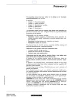 Liebherr L564 L564 T Wheel Loader Operators manual serial 12800