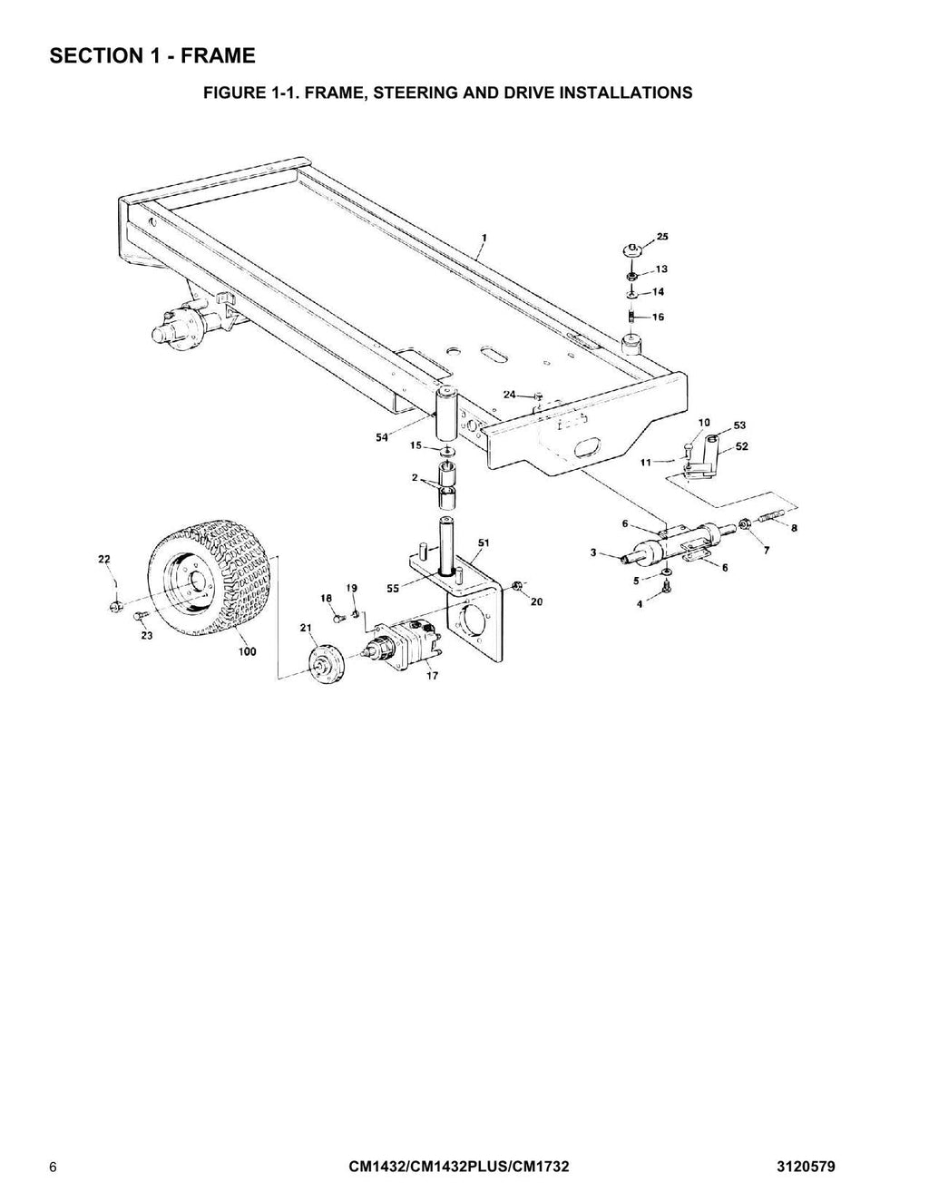 JLG CM1432 CM1432PLUS CM1732 Scissor Lift Operation Parts Service Manual