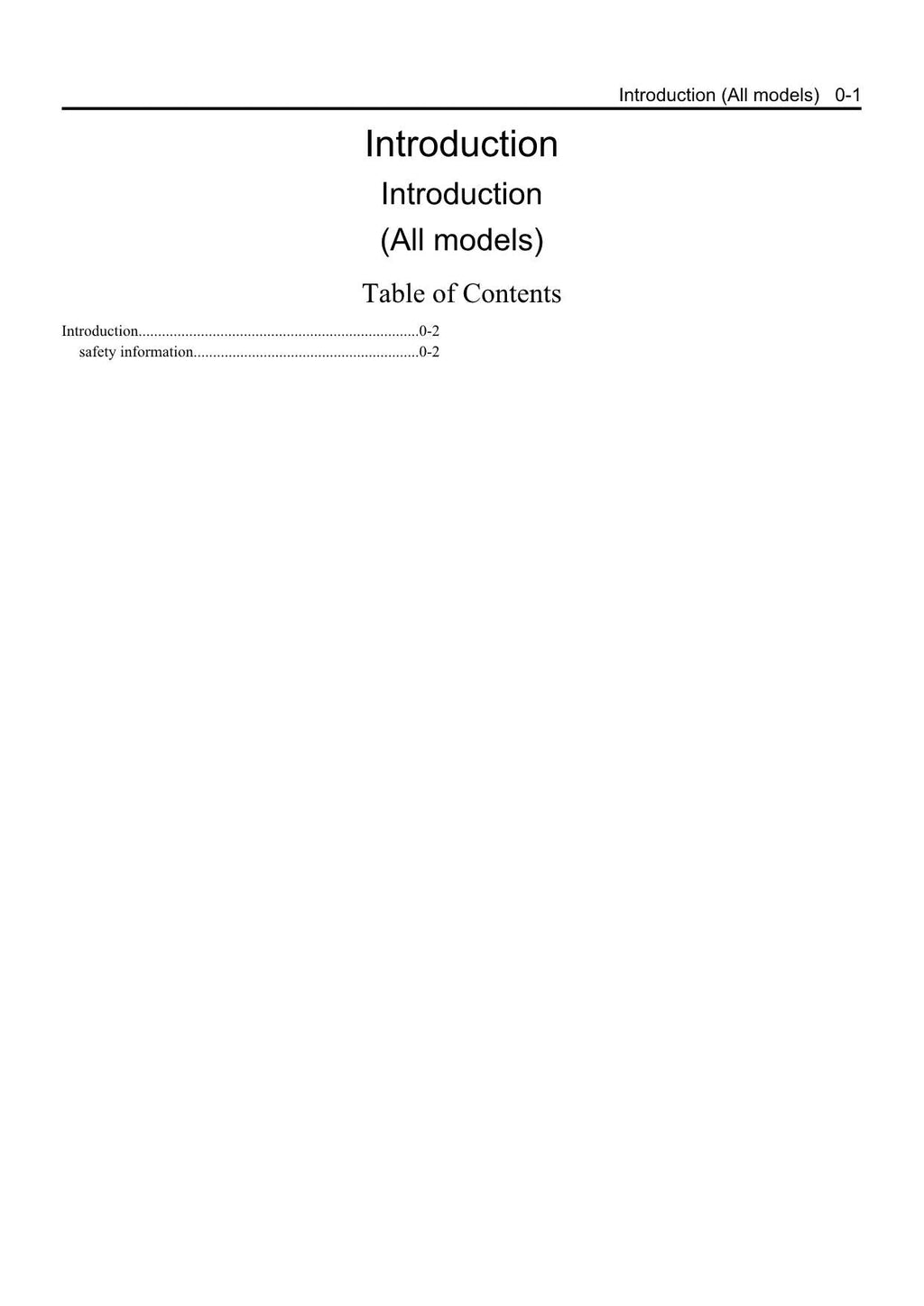 Hitachi 6WG1 Wheel Loader Engine Manual Workshop Manual