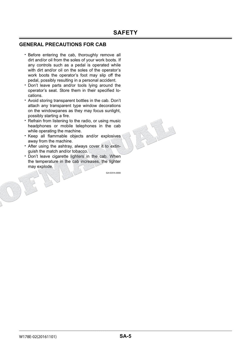 HITACHI ZX225US ZX230 ZX270 Excavator Repair Workshop Service manual