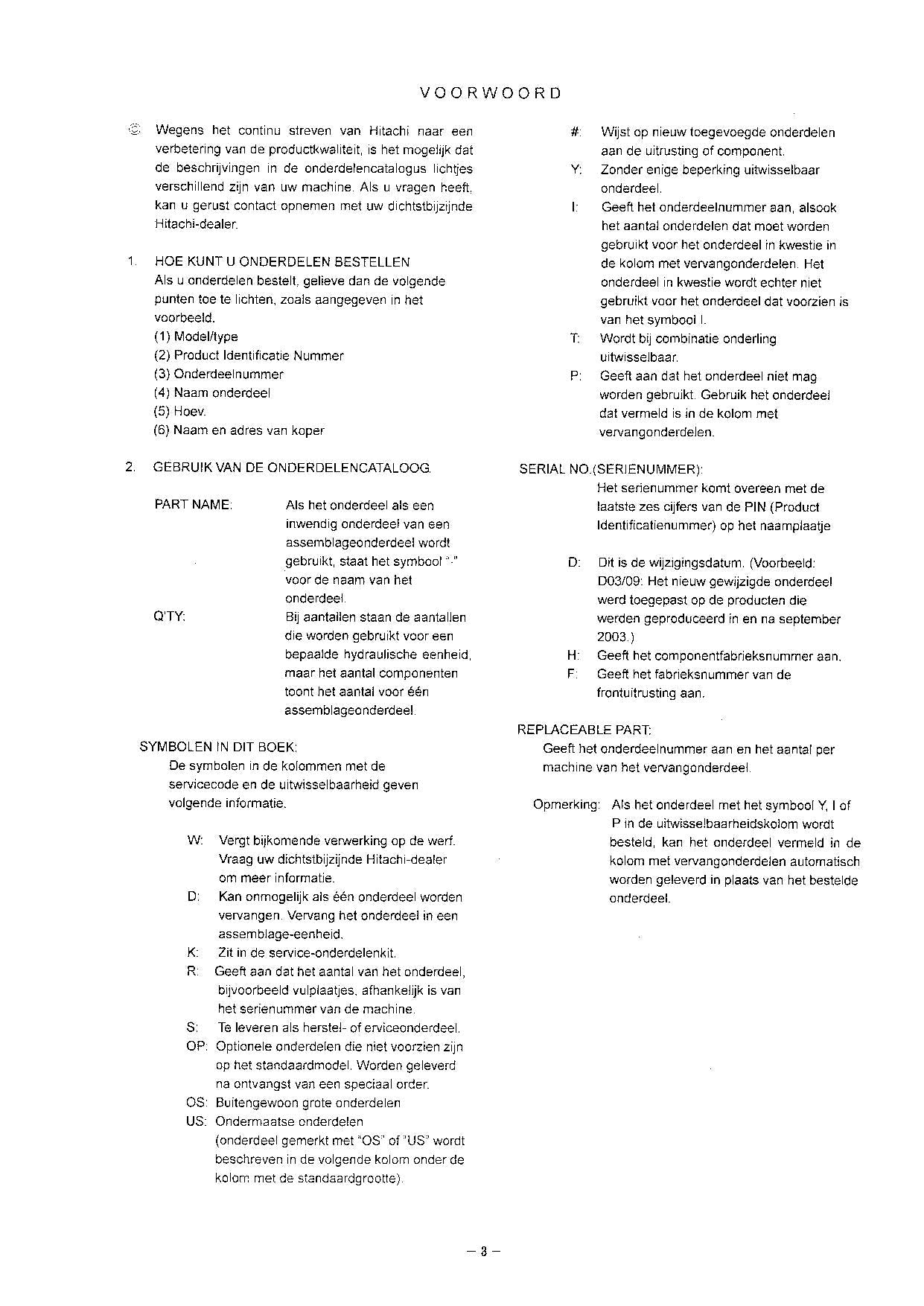 Hitachi ZW310 Wheel Loader Equipment Component Parts Catalog Manual