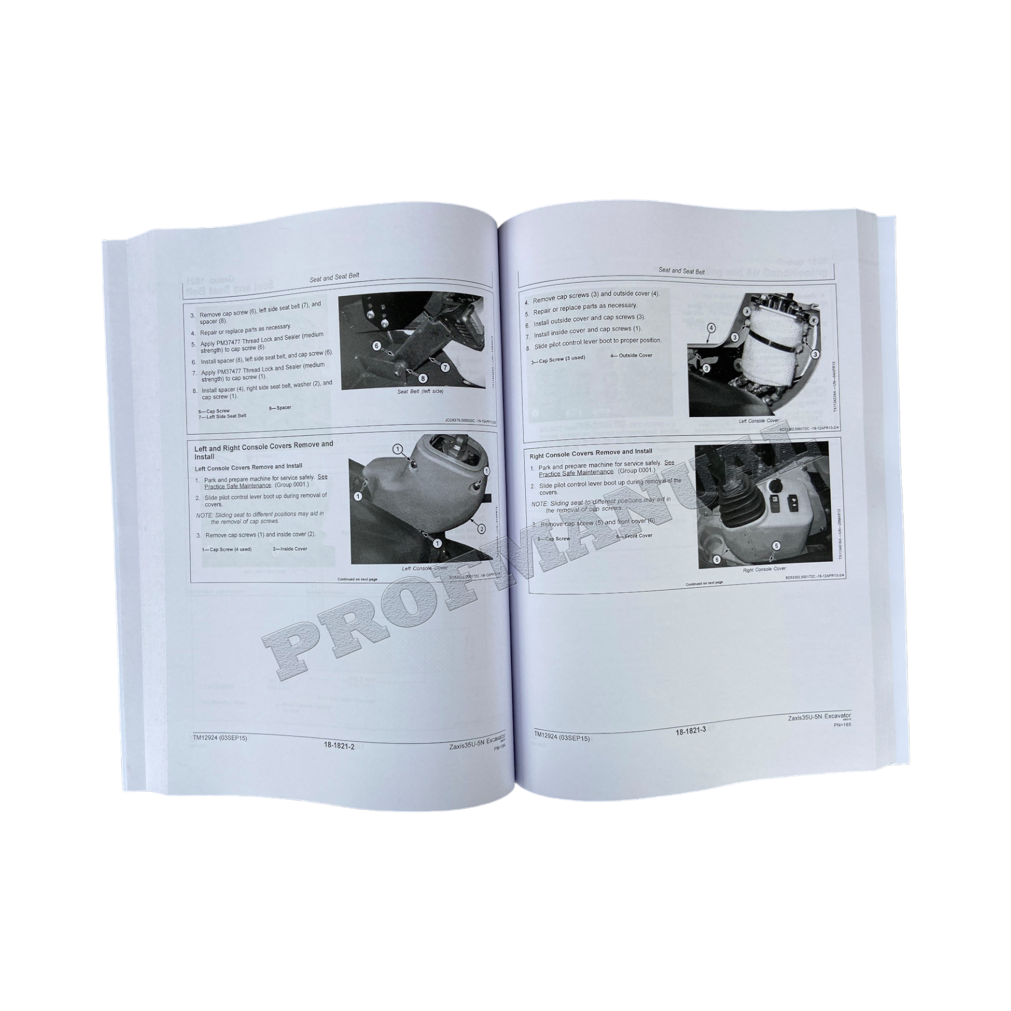 HITACHI ZAXIS 35U-5N EXCAVATOR REPAIR SERVICE MANUAL + !BONUS!