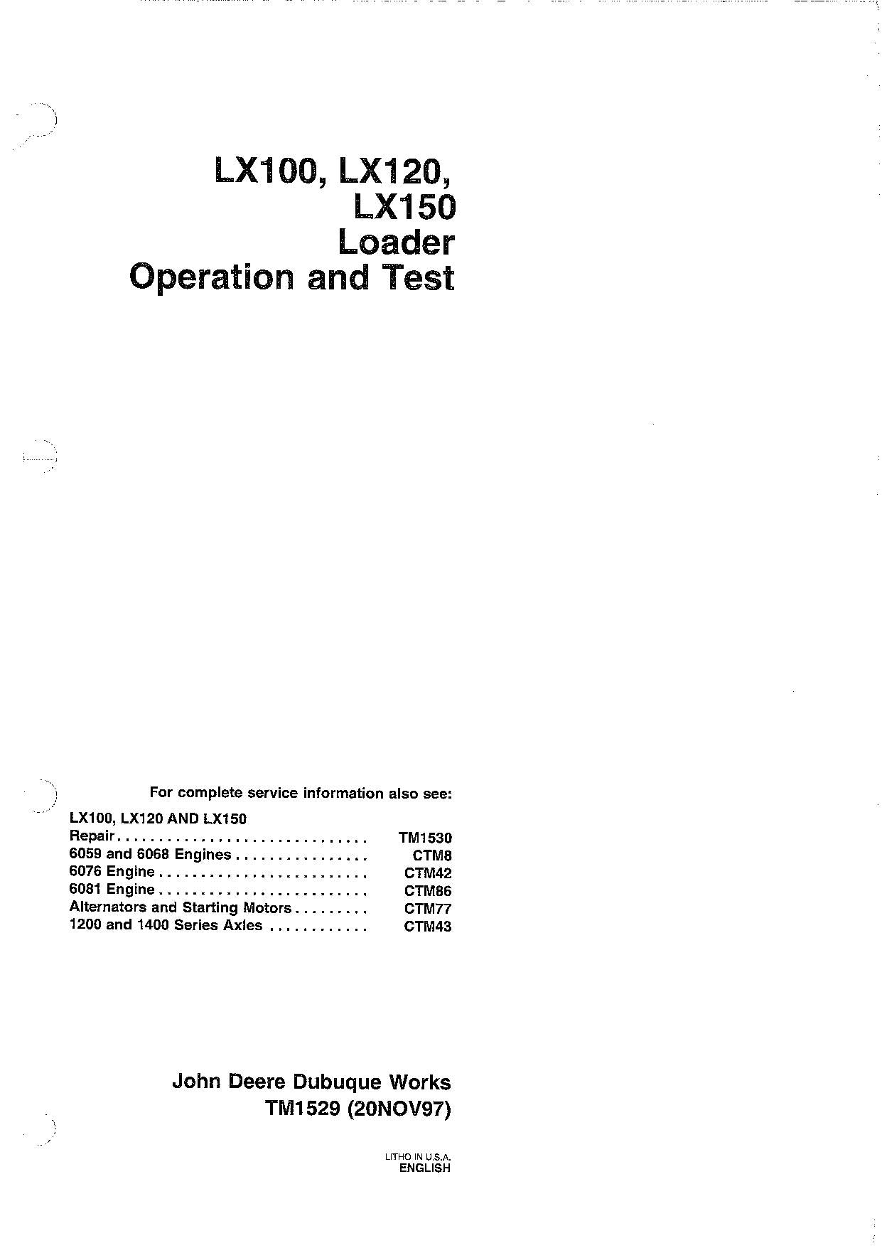 Hitachi LX100-2 LX120-2 LX150-2 Wheel Loader Technical Manual