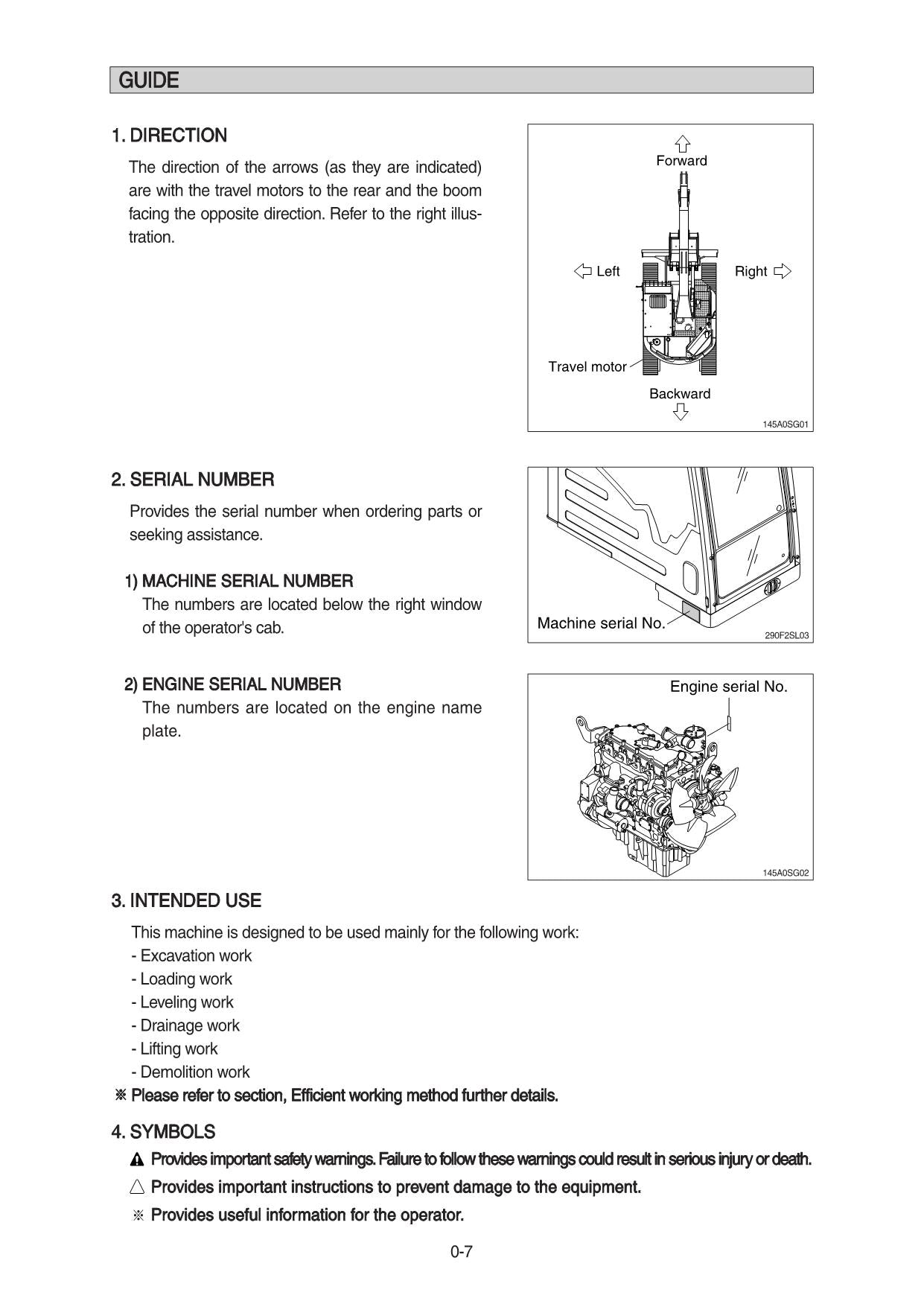 Manual de mantenimiento del operador de la excavadora sobre cadenas Hyundai HX145A LCR