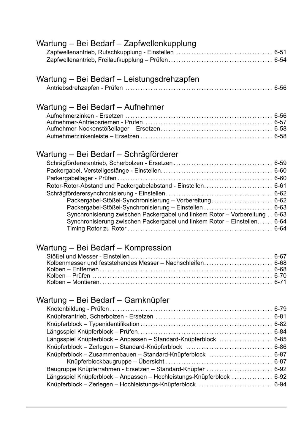 New Holland BC5060 BC5070 Quaderballenpresse Betriebsanleitung 91710162