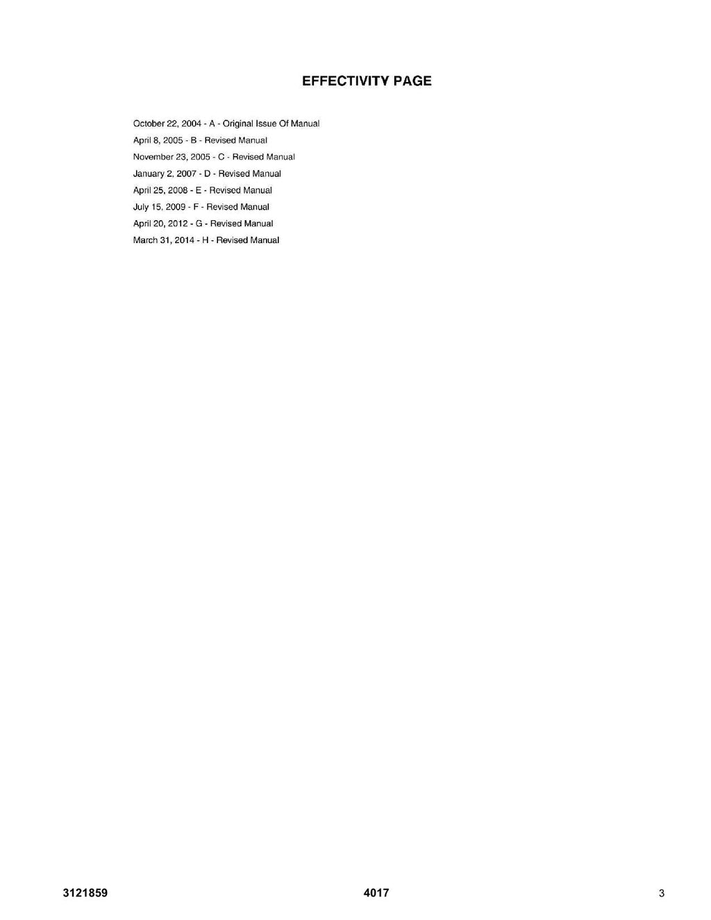 JLG 4017 Telehandler  Parts Catalog Manual
