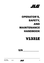 TOUCAN V1331E Vertical Lift Maintenance Operation Operators Manual
