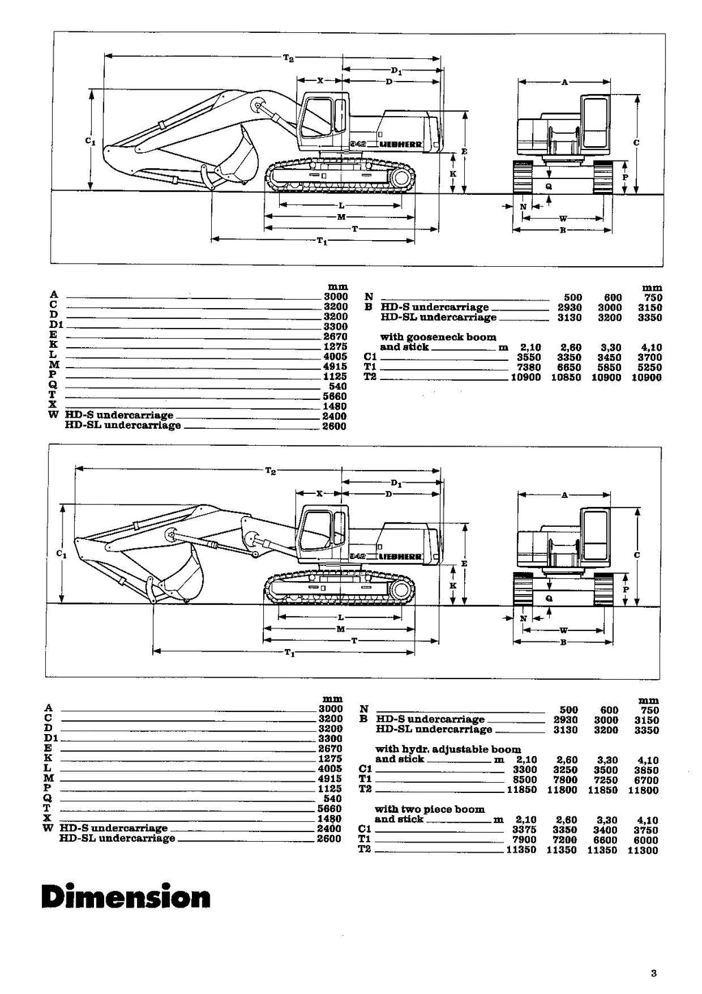 Liebherr R942 Litronic Excavator Operators manual serial 3001
