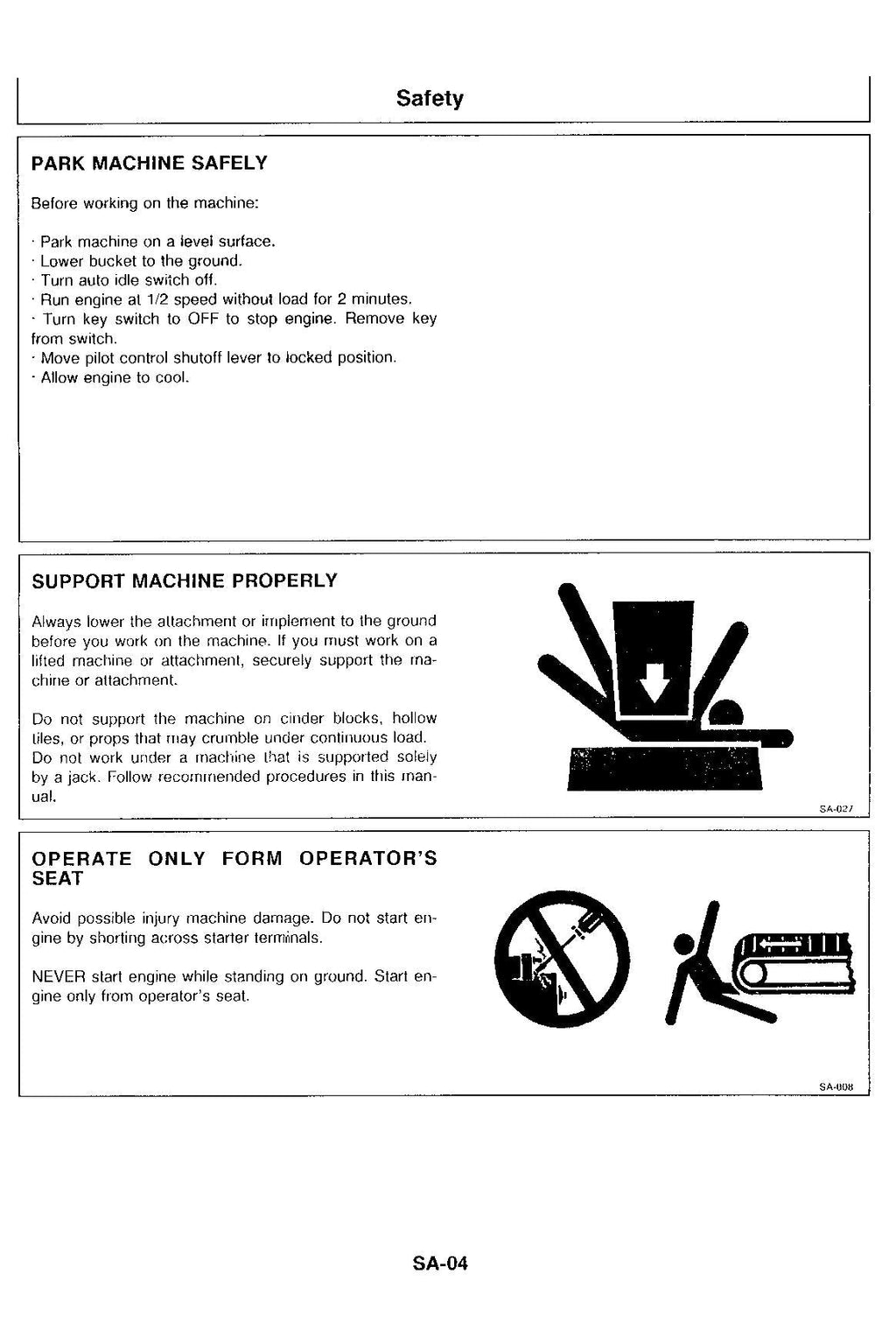 HITACHI EX120-2 Excavator Service Manual