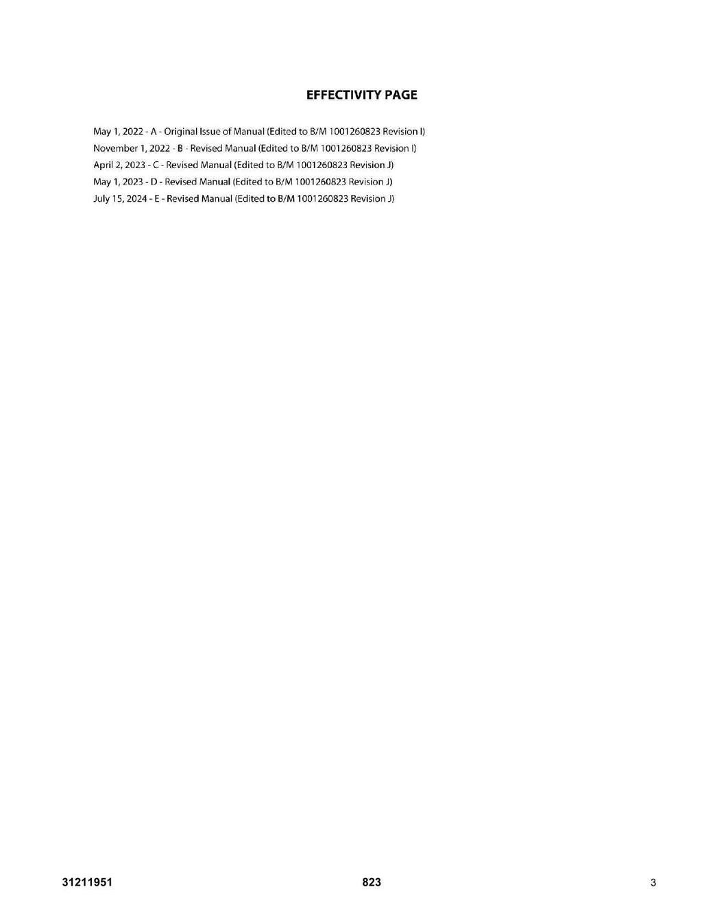 Manual del catálogo de piezas del manipulador telescópico JLG 823