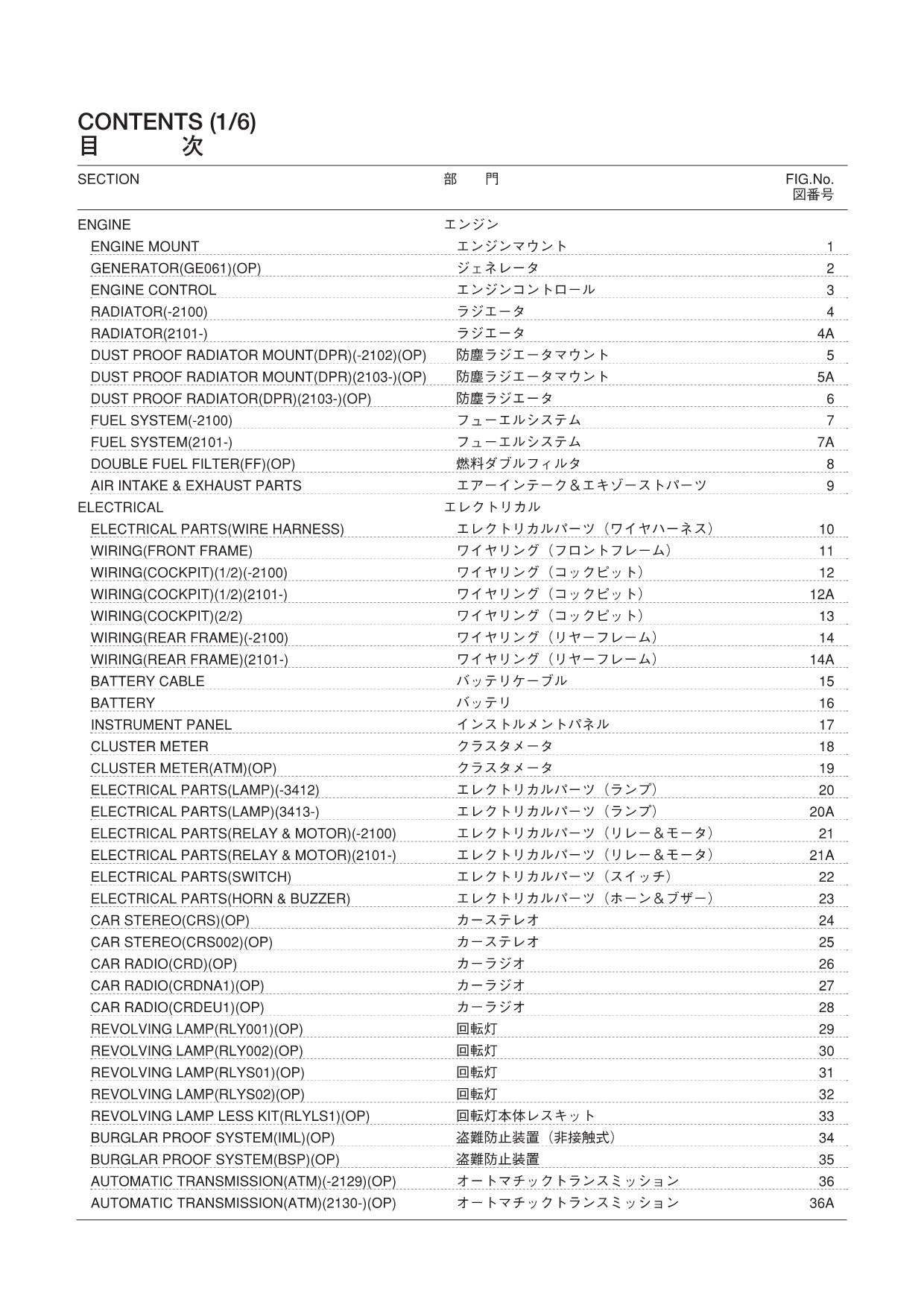Hitachi LX110-7 Wheel Loader Parts Catalog Manual SN 001142-up