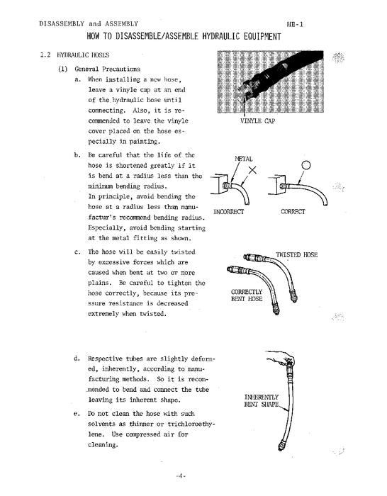 HITACHI UH143 EXCAVATOR SERVICE MANUAL