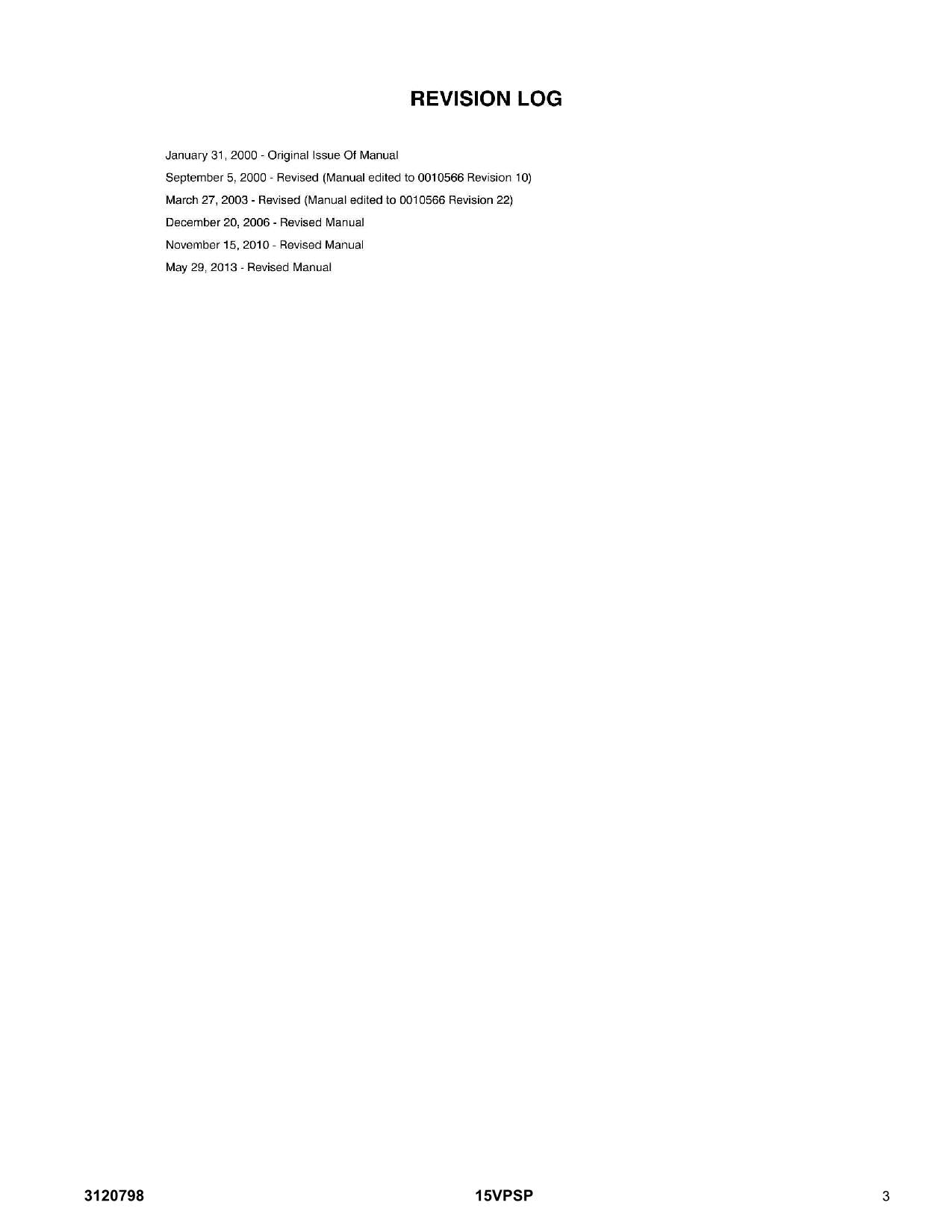Manual del catálogo de piezas del mástil vertical JLG 15VPSP 3120798