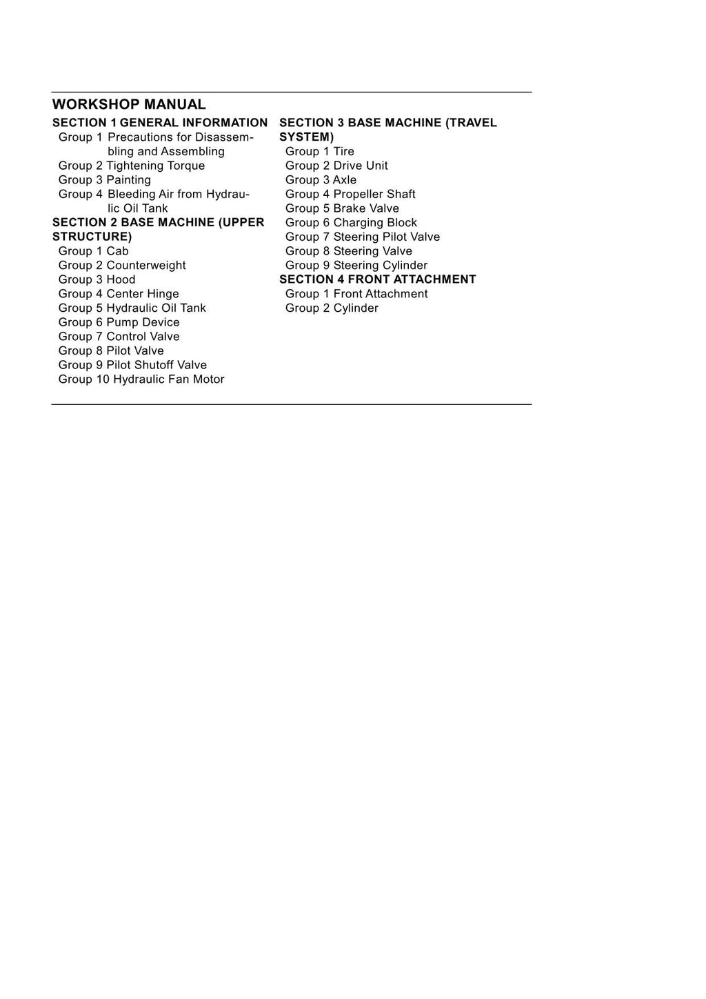 Hitachi ZW180 Wheel Loader Technical Manual Operational Principle