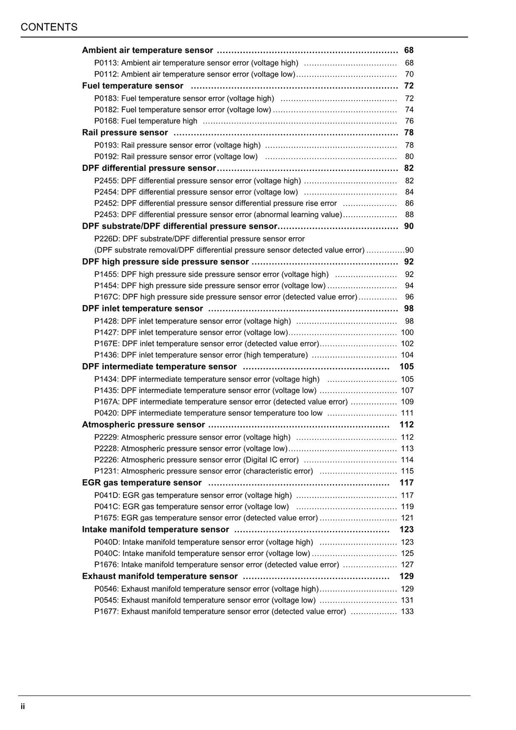 Hitachi Yanmar  3TN88C 3TN86CT 4TNV88C 4TNV86CT Engine Diagnostic Service manual