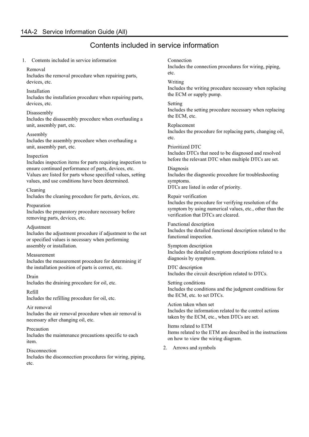 Manual de servicio técnico del motor estándar HITACHI 4JJ1 GB3 EMISIÓN DE ESCAPE