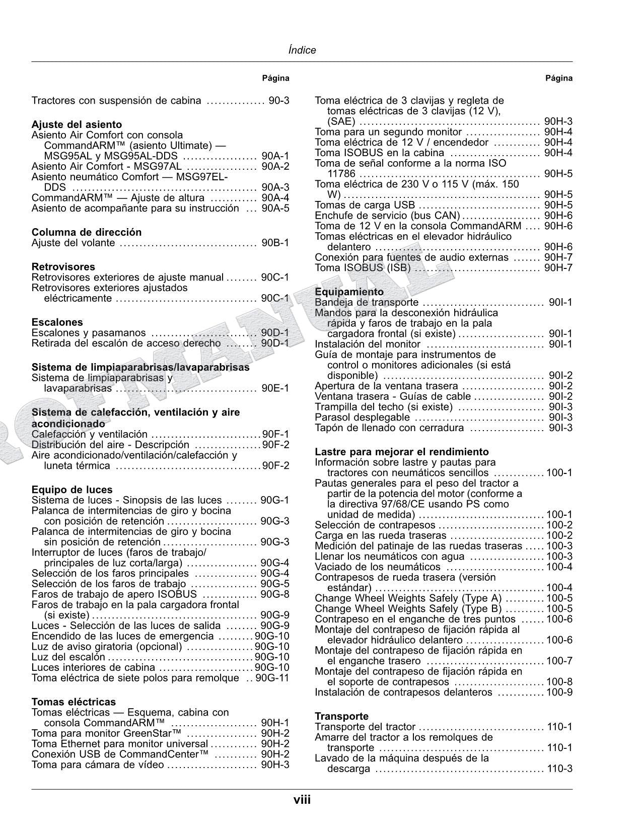 John Deere 6230R 6250R Tractor Manual del Operador Español MY2019-